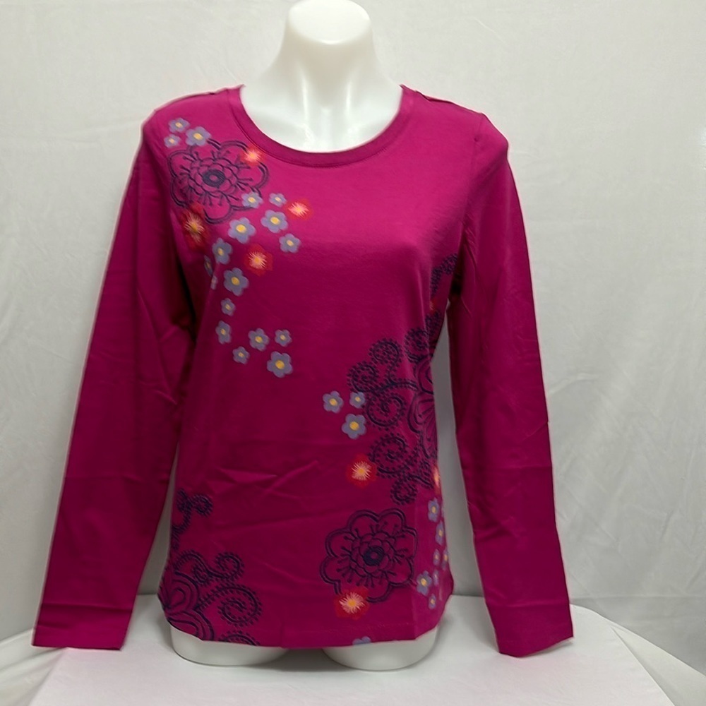 Saturday Market by Sahalie long sleeve Tee size M, NWOT